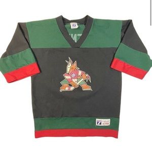 Vintage 90s Phoenix Coyotes Kachina jersey Jeremy Roenick Logo 7 youth XL